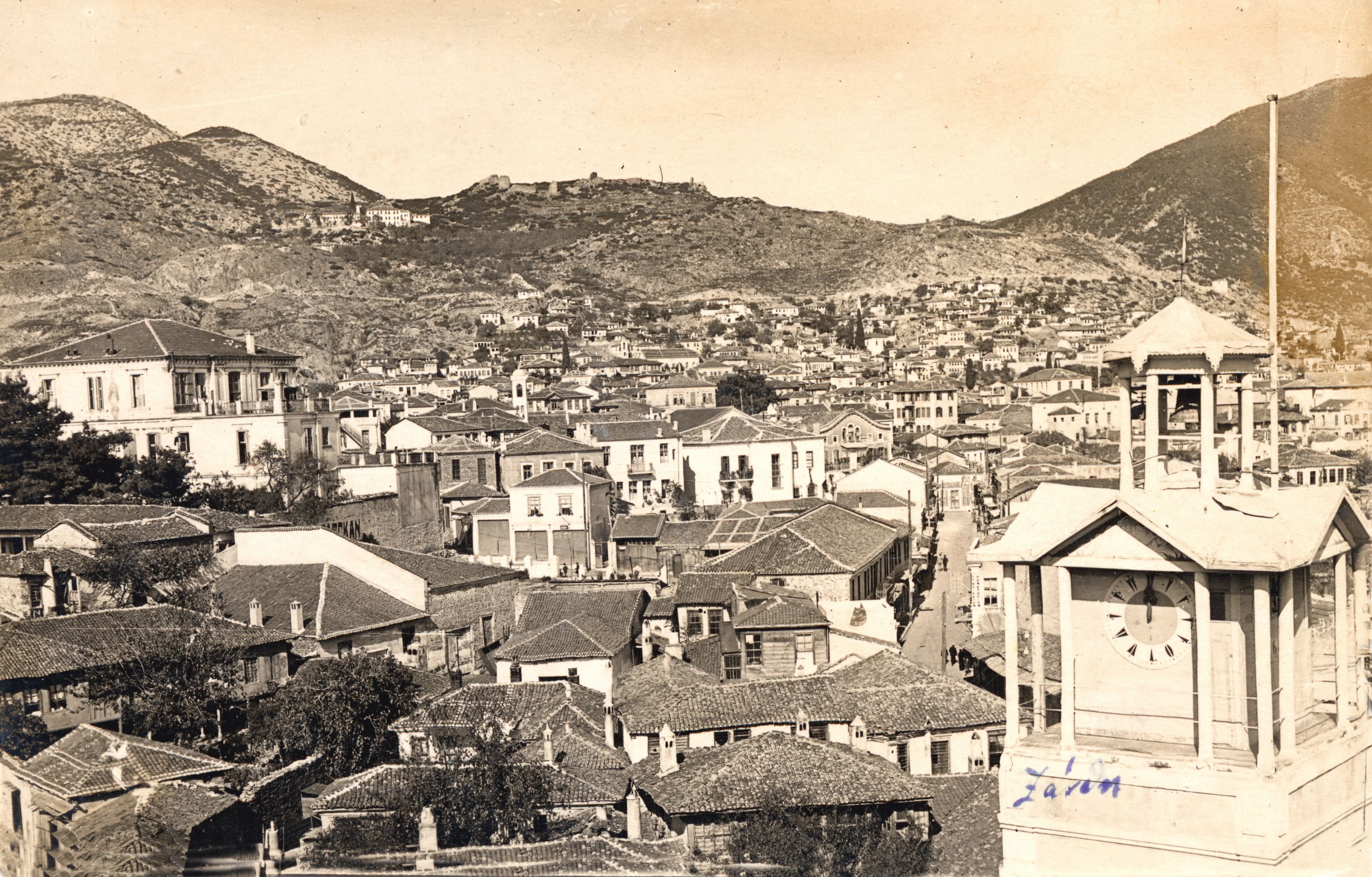 Παλιά Πόλη Ξάνθης, Κάστρο Ξάνθειας, λήψη στις αρχές του 20ου αιώνα (αρχείο Αναστασίου Τεφρωνίδη)